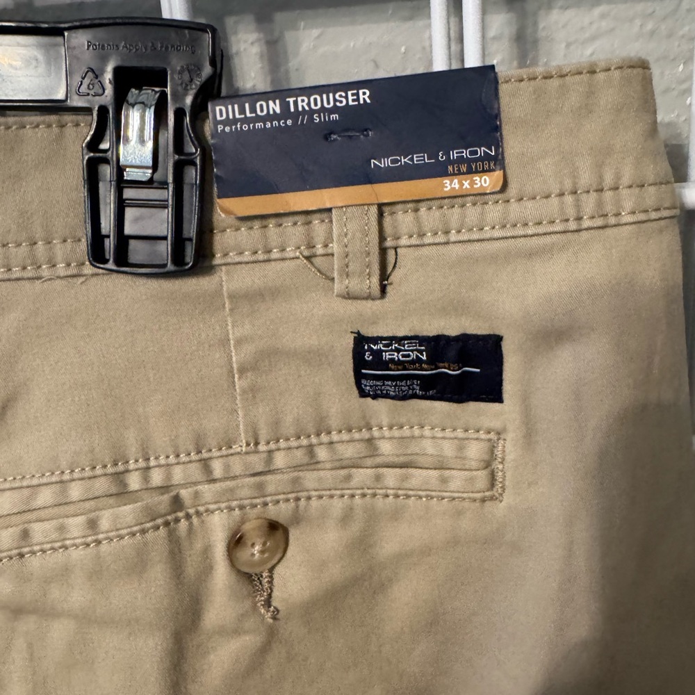 Nickel and Iron NY khaki’s.  DILLON TROUSER